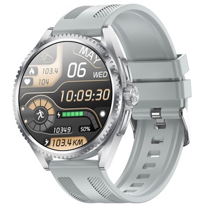 Bluetooth Smart Watch 1.75 AMOLED Touch Screen Call Heart Rate BT 5.3 Silver