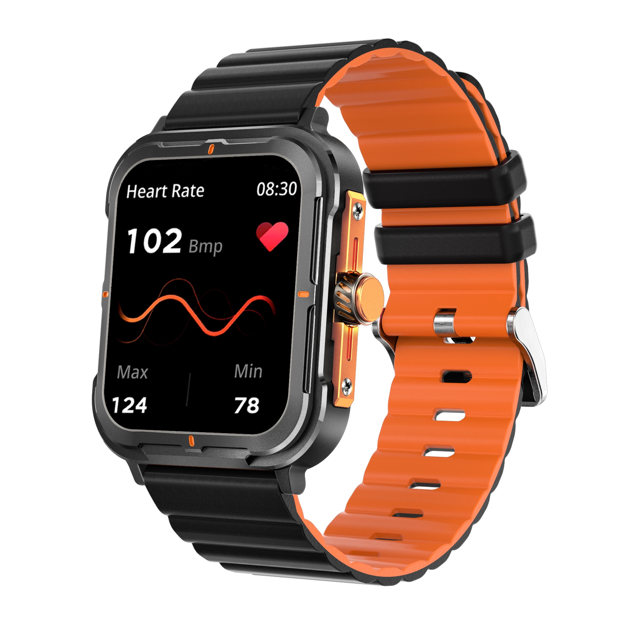 Bluetooth Smart Watch 1.83" IPS Touch Screen Heart Rate Blood Pressure BT 5.2