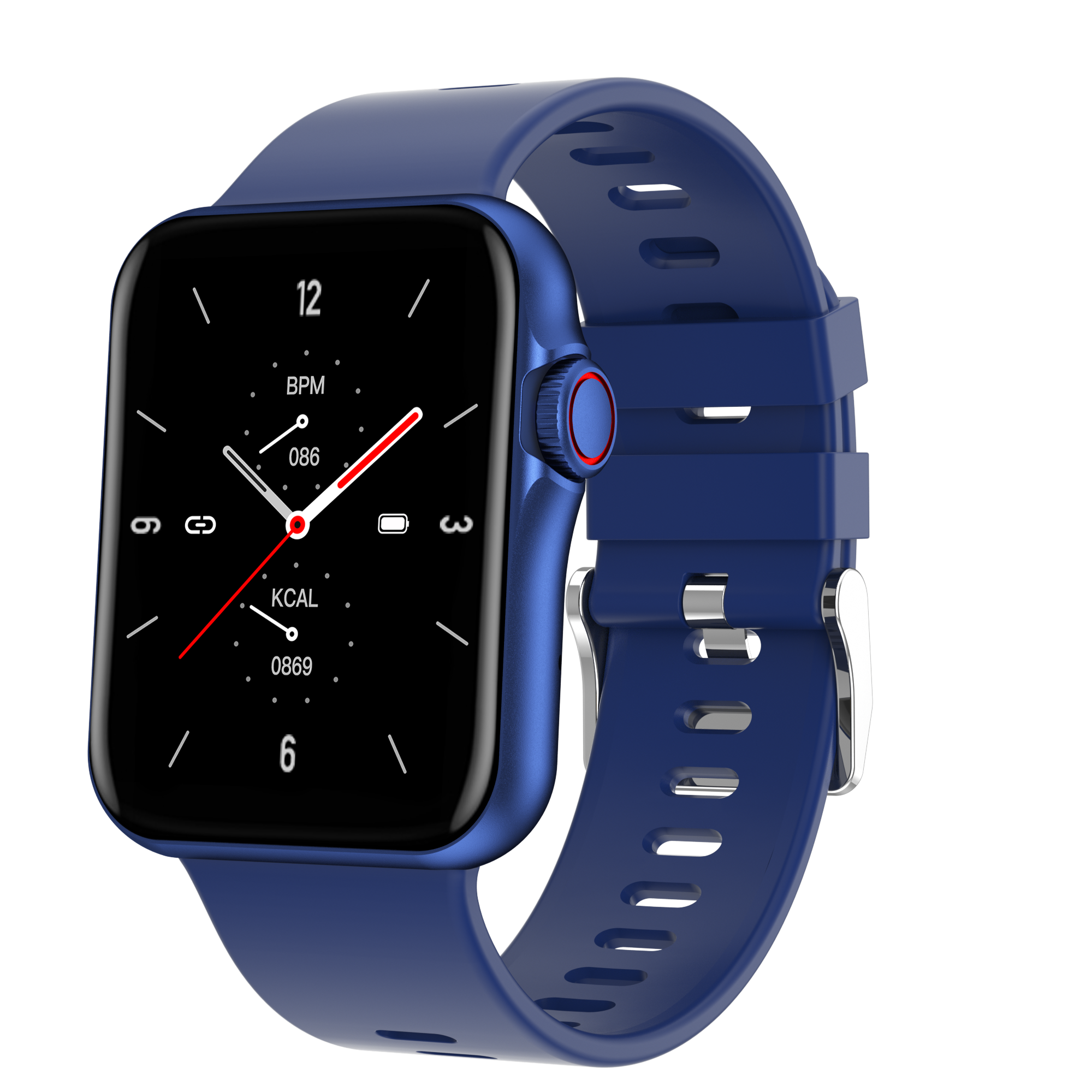 Bluetooth Smart Watch Monitor Heart Rate BPM Blood Pressure Oxygen Blue Australia