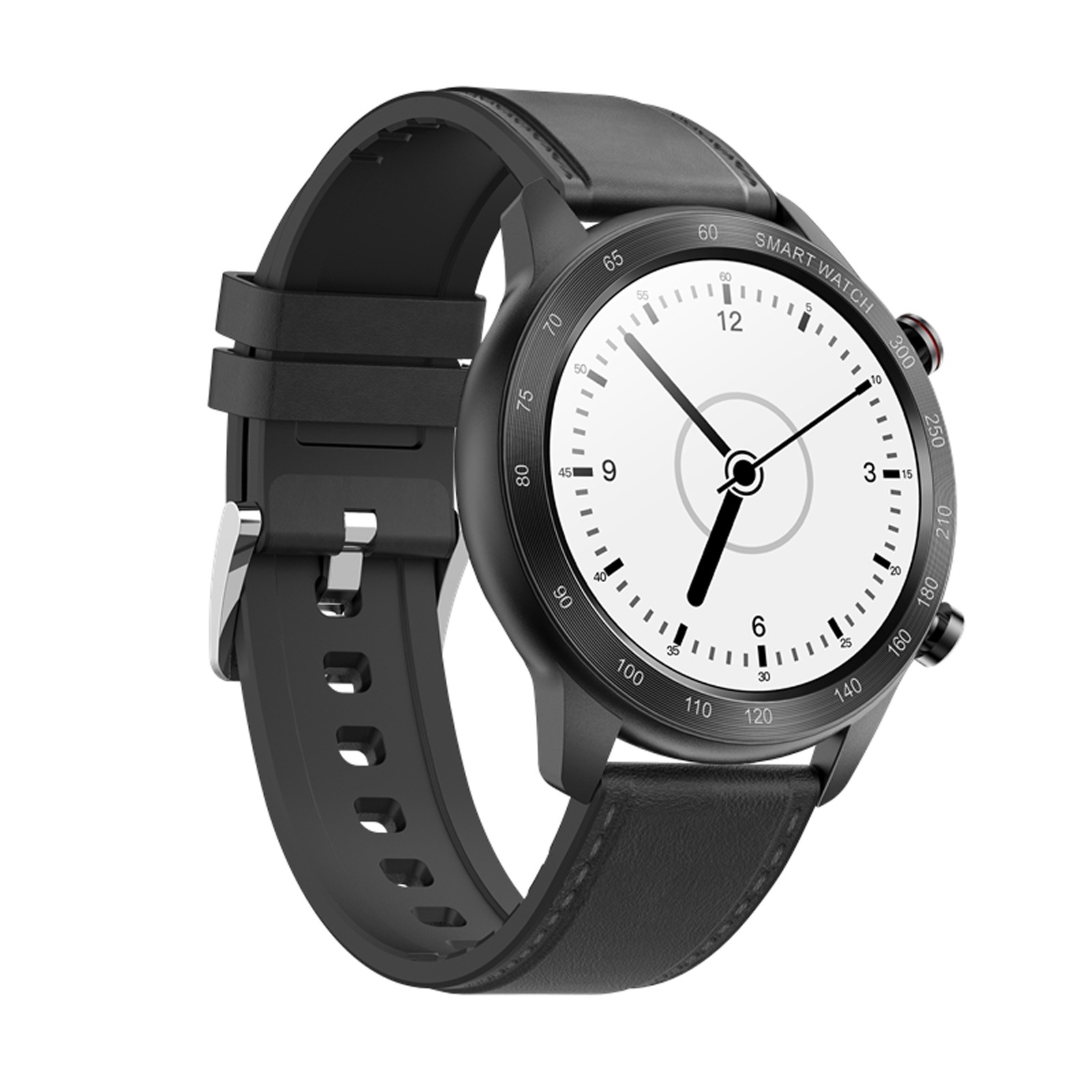 TODO Bluetooth Smart Watch Sports Monitor Heart Rate Blood Pressure Leather Black Australia