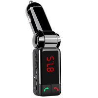 Bluetooth V2.0 Fm Transmitter Handsfree Dual Usb Charger 5V/2A Bc06