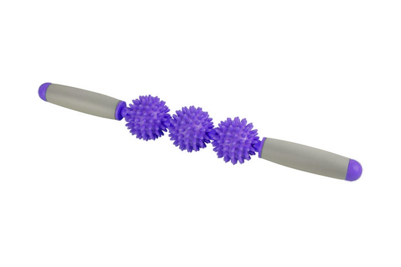 Hedgehog Muscle Roller Stick Roll Massage Tool Sore Tight Muscles Purple