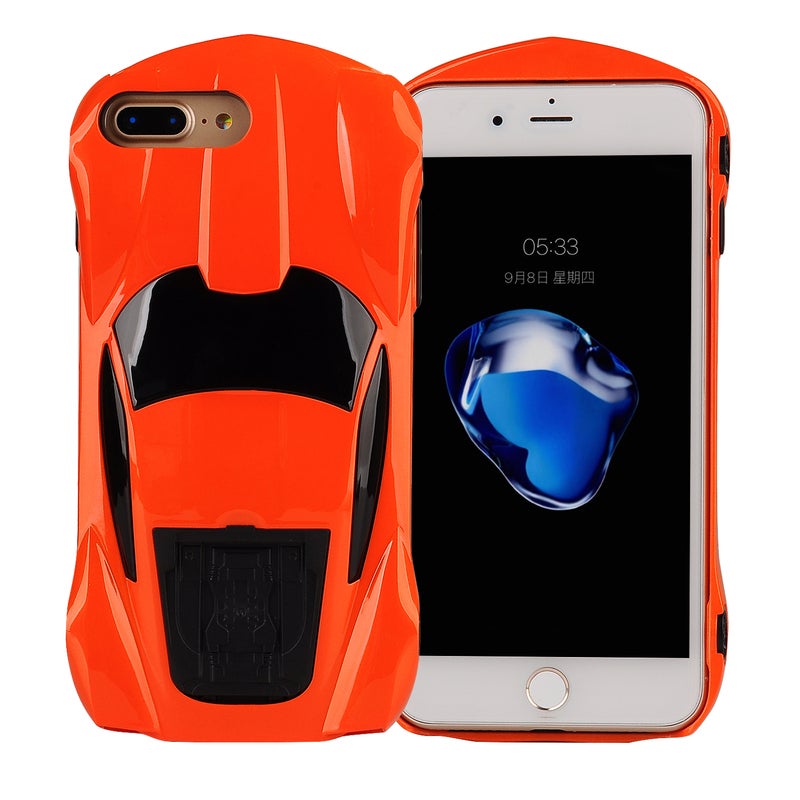 Buy LAMBORGHINI CAR STYLE COVER CASE STAND HOLDER for iPHONE 5 6 7 PLUS  ORANGE - MyDeal