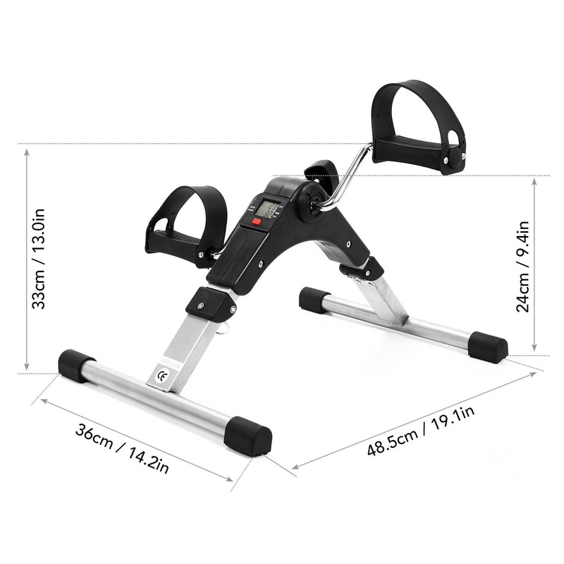 Buy TODO Mini Folding Exercise Bike Pedal Trainer Gym Under Office Desk