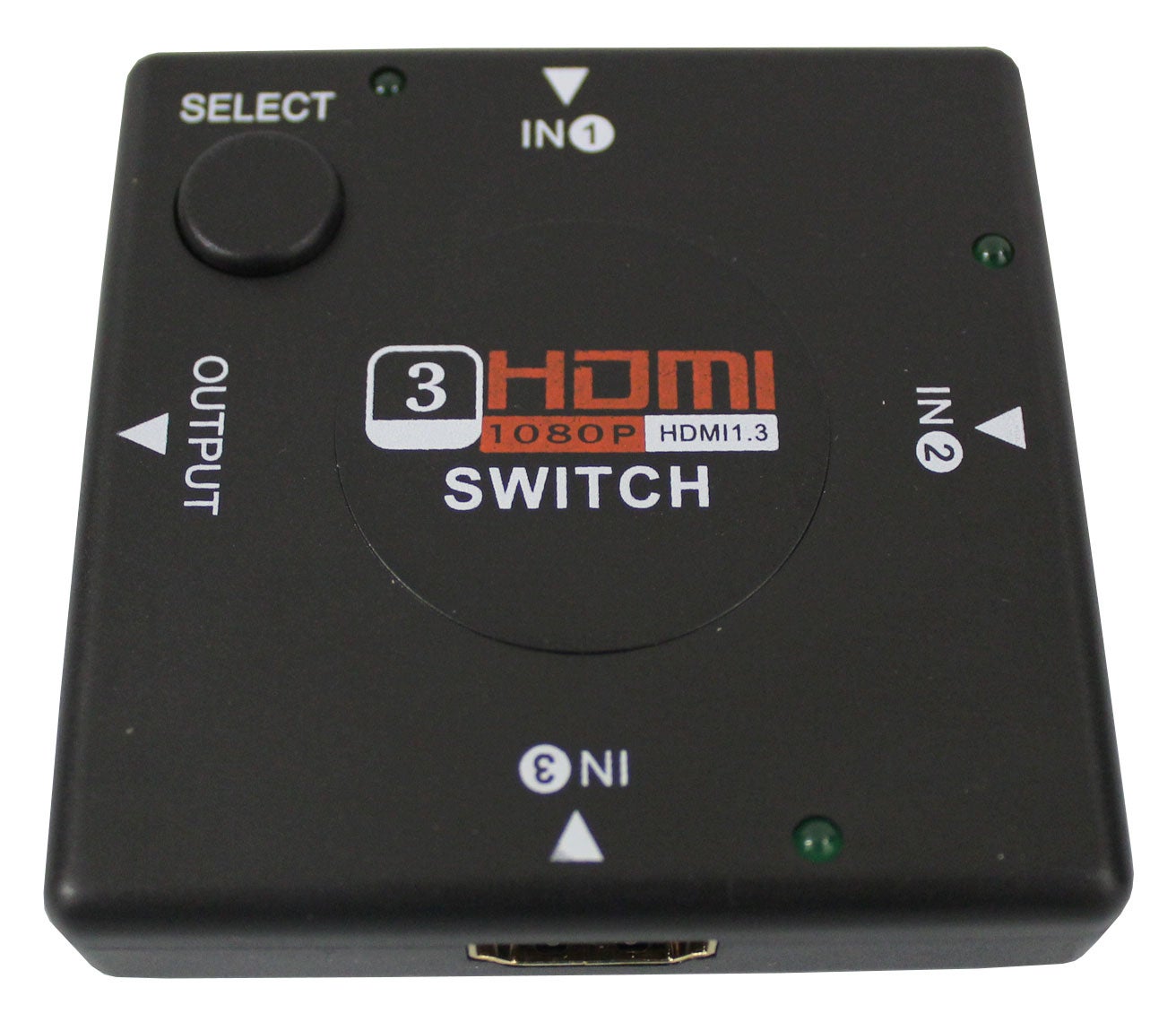 Mini Hdmi 3 To 1 Switch Switcher 3 Port Hdmi Switch Hdtv Ps3 1080P Black