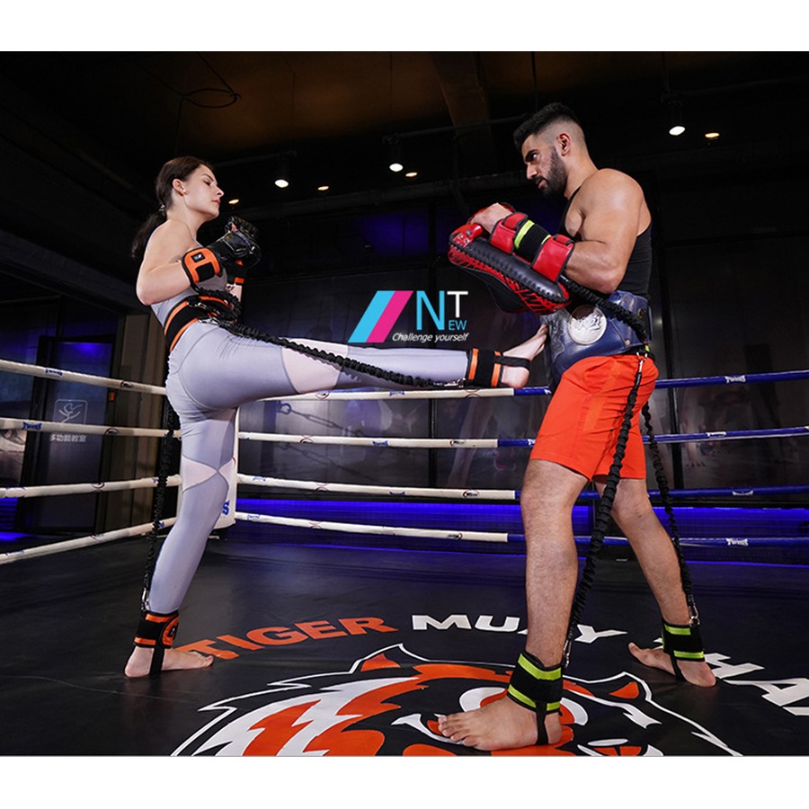 TODO Resistance Trainer Band Set Muscle Training Belt Ankle Wrist Bounce Straps Boxing Pilates Basic