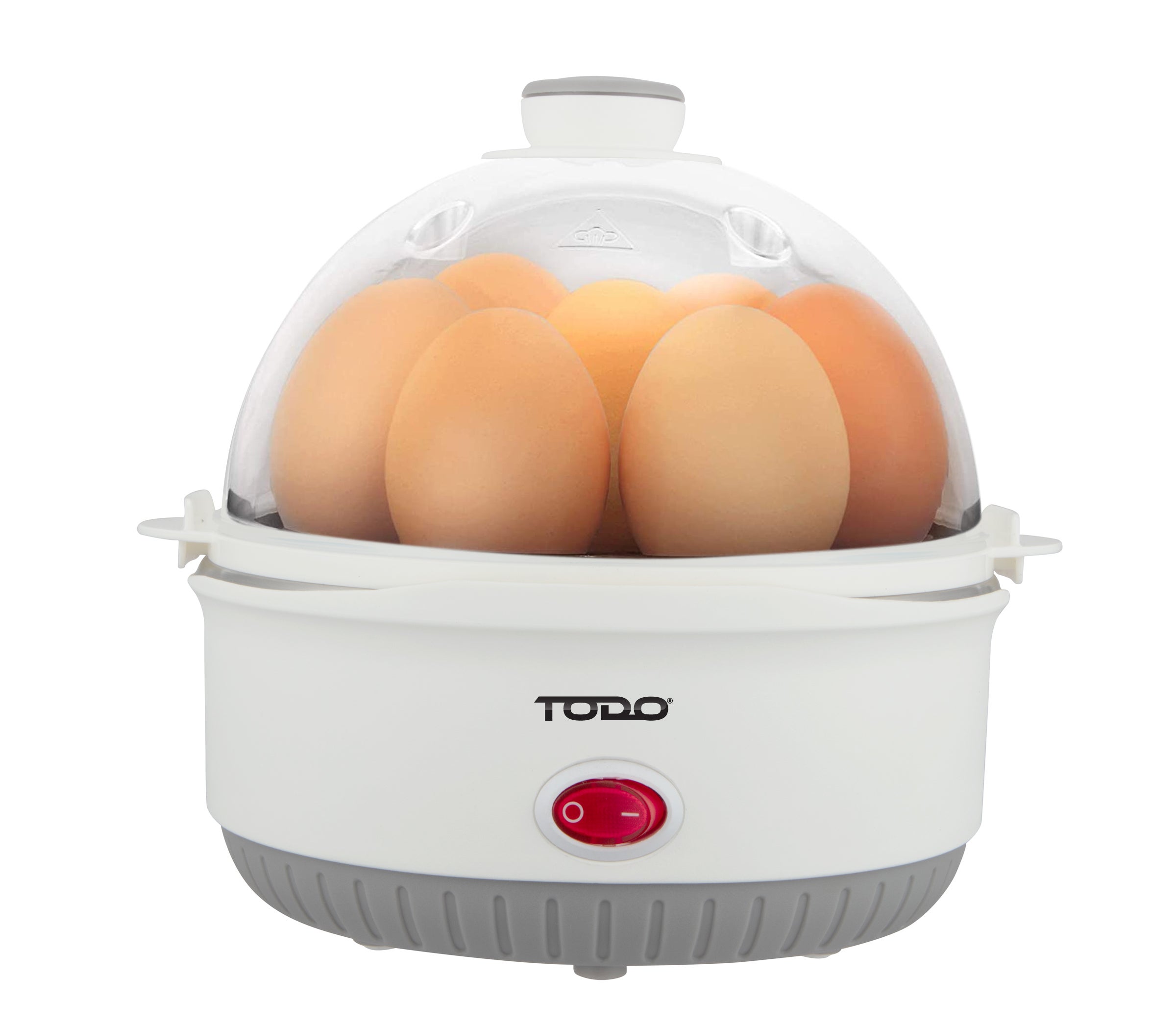TODO 350W Egg Cooker Omelet Omelette 7 Cell Tray Electric Egg Maker - White