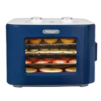 TODO 400W Food Dehydrator Stainless Steel Interior Preserve Yogurt Fruit Dryer Jerky Maker - Blue