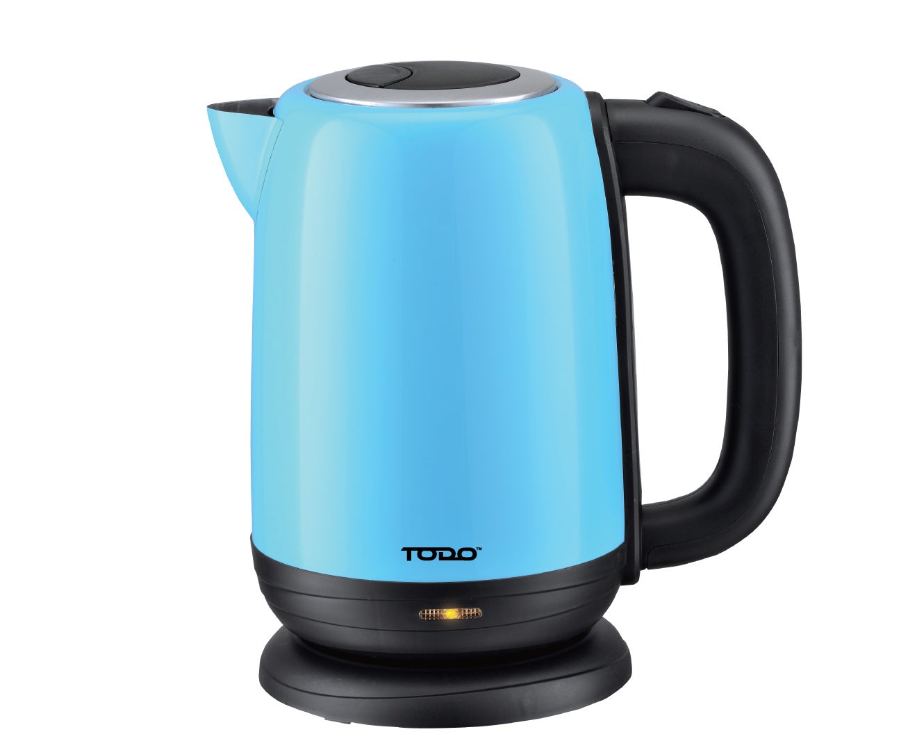 TODO 1.7L Stainless Steel Cordless Kettle 2200W Electric Water Jug Blue