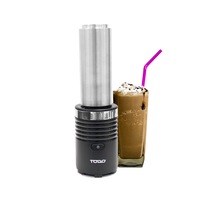 TODO 300W Smoothie Maker Drink Blender 600Ml Double Wall Stainless Steel Jar Black