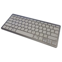 Wireless Bluetooth Keyboard Ipad, Iphone, Win, Mac, Linux White Silver BK3001