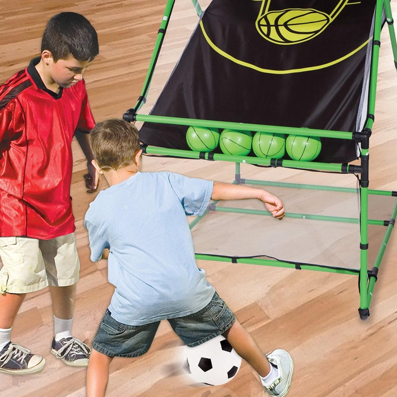 3-in-1 Kids Arcade Centre & Rebound Basketball Game - MyDeal