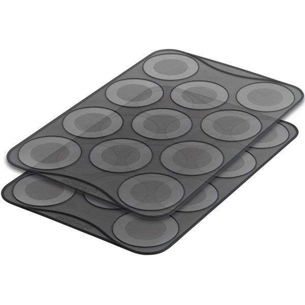 2x Mastrad Large Macaron Baking Trays in Silicone