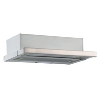 Baumatic 60cm Slideout Rangehood 440m3/hr Stainless Steel LED Lighting