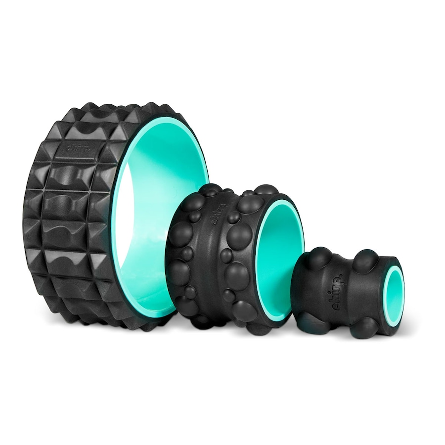 Chirp Wheel XR 3 Pack Acupressure, Knot-Kneading & Neck Tension Foam Rollers
