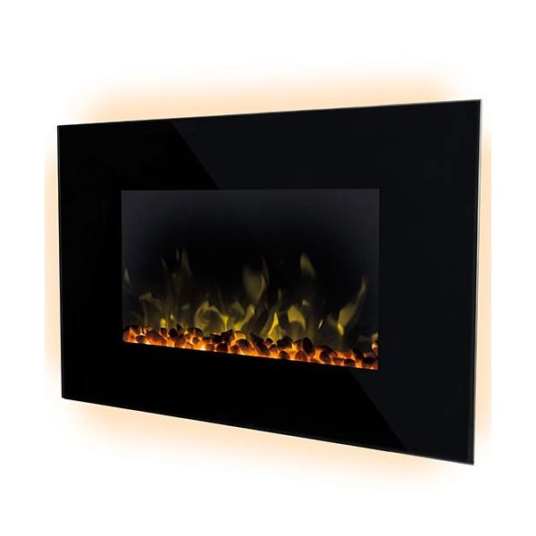 Dimplex 2.0kW Toluca Wall Mounted Electric Fire + LED Flame Effect