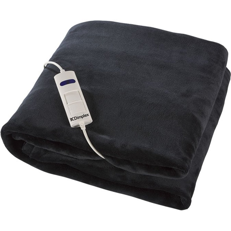 Buy Dimplex Dream Easy Micro Fleece Heated Throw in Charcoal MyDeal