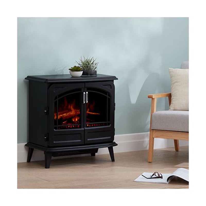 Buy Dimplex Leckford 2 0kw Electric Fire With Optiflame Log Effect Mydeal