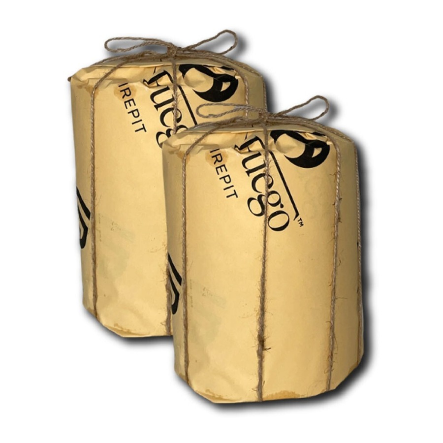 Eco Fuego Fire Pit Candle with Citronella 8 Hour Refill Vegetable Wax - 2 Pack