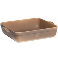 Emile Henry Ceramic Rectangular Lasagna Dish 35 x 25.5cm in Chene / Oak