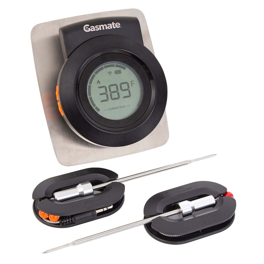 Gasmate Wireless BBQ Temperature Thermometer Gauge + 2 Probes
