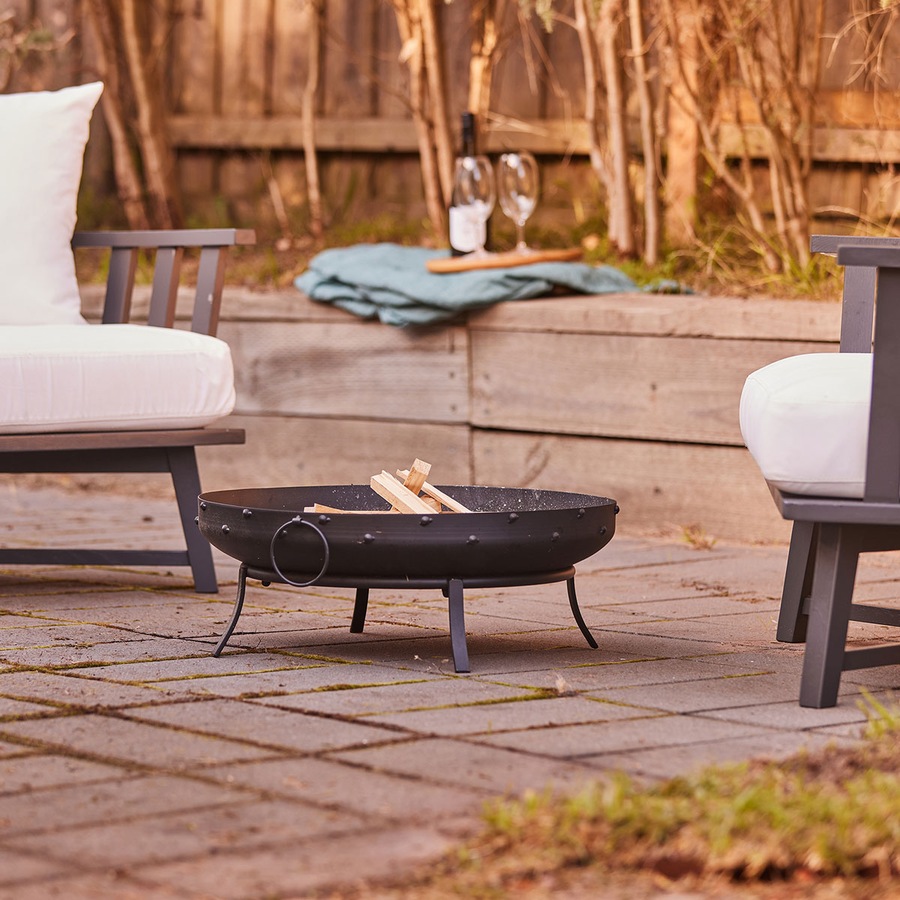 Buy Glow Mini Kali 58cm Diameter Fire Pit in Black - Everyday Rewards Shop