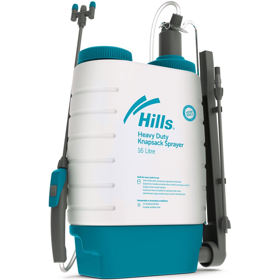 Buy Hills 16L Heavy Duty Knapsack Sprayer with Chemical Resistant Seals ...