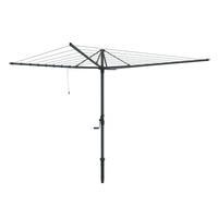 Hills Hoist 8 Line Rotary Clothesline in Monument 58m Line Space 4.0m Head