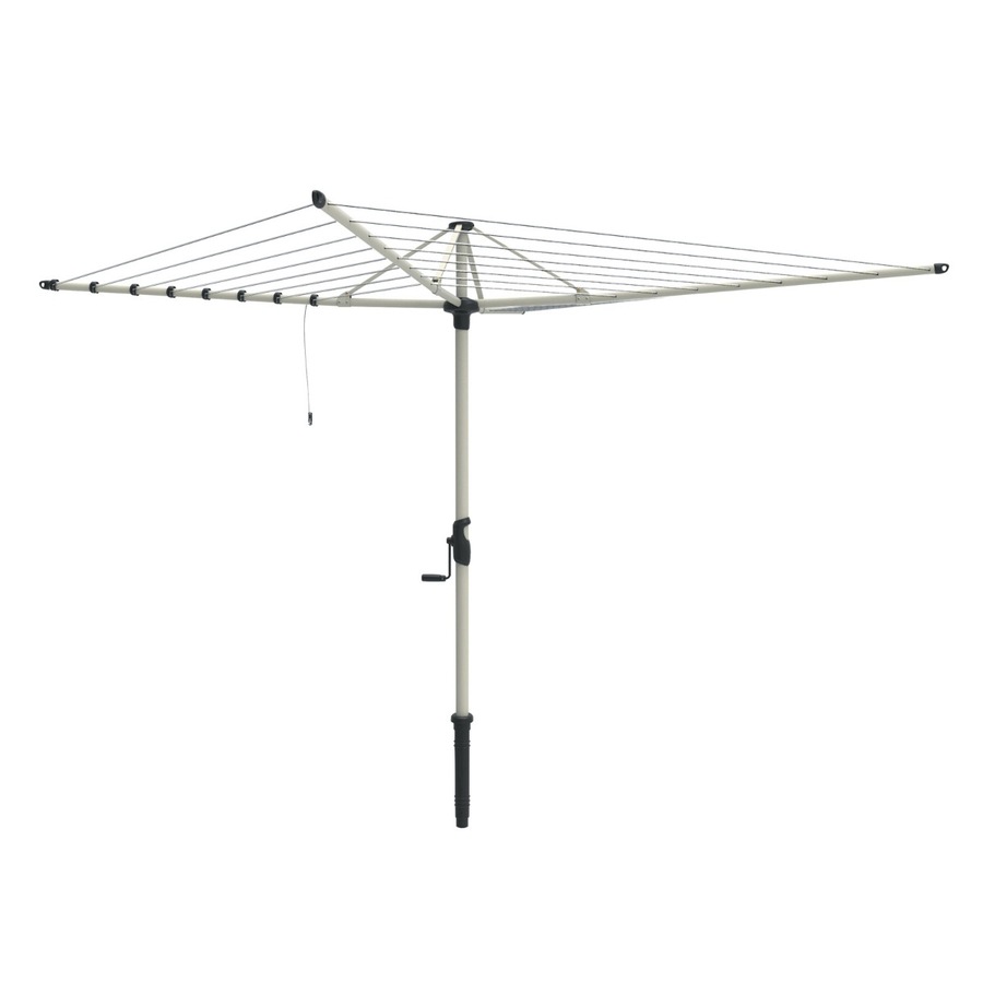 Hills Hoist 8 Line Rotary Clothesline in Surfmist 58m Line Space 4.0m Head