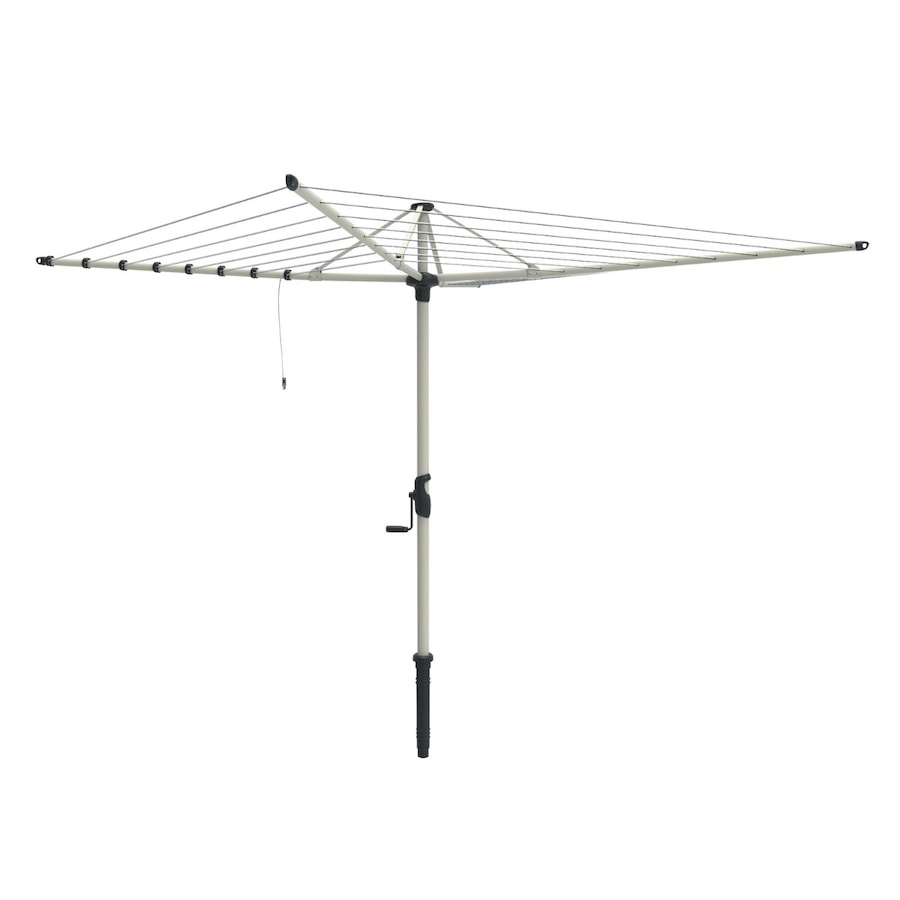 Hills Hoist 8 Line Rotary Clothesline in Surfmist 58m Line Space 4.0m Head