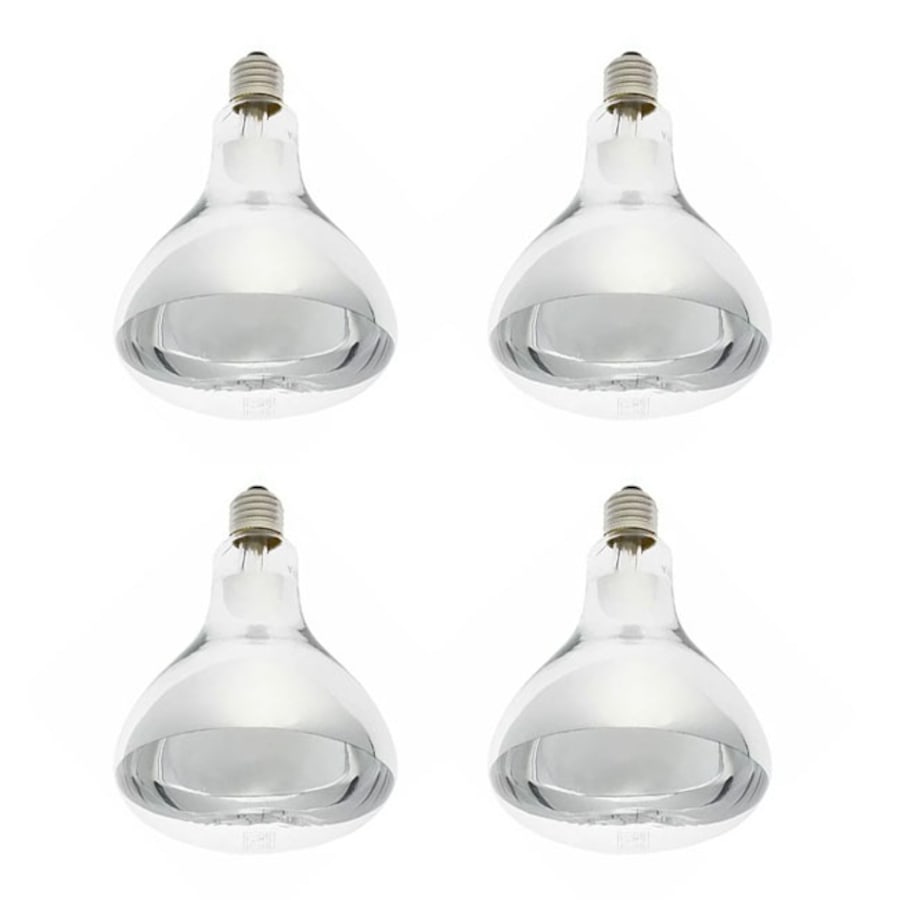 IXL Genuine Replacement Part E27 375W Tastic Heat Lamp Globe 4 Pack