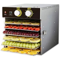 Kuvings 6 Tray Commercial Food Dehydrator in Stainless Steel
