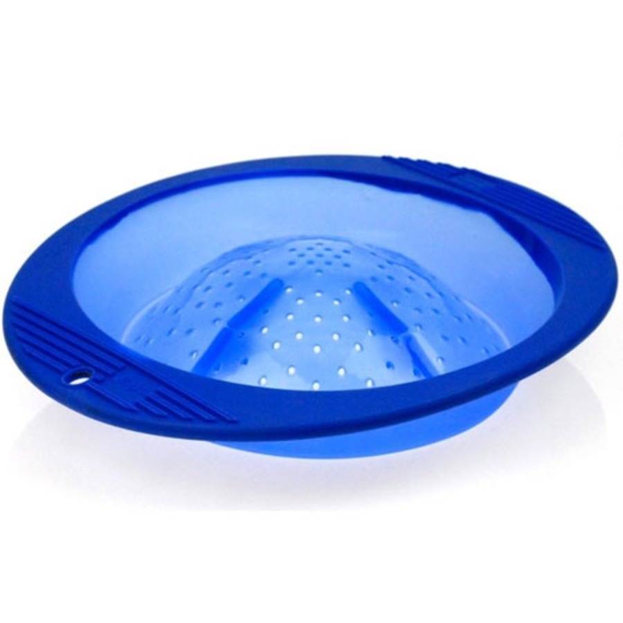 Buy Mastrad Premium Silicone 4.5L Colander / Steam Basket in Blue ...