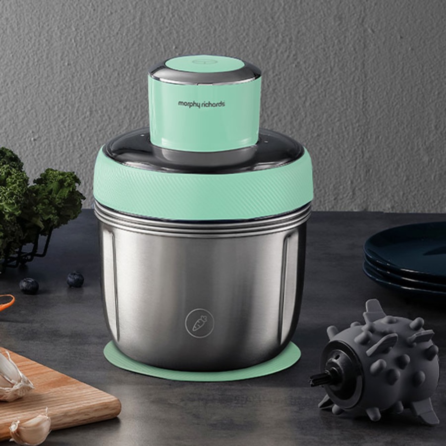 Buy Morphy Richards Stainless Steel Chopper in Mint with 3 Stackable ...