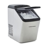 Morphy Richards Stainless Steel Ice Maker with 2.8L Water Tank & 1.8kg Ice Bin