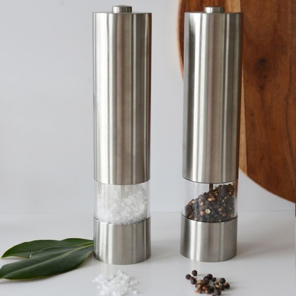  Modernhome Deluxe Electric Salt & Pepper Mill Set