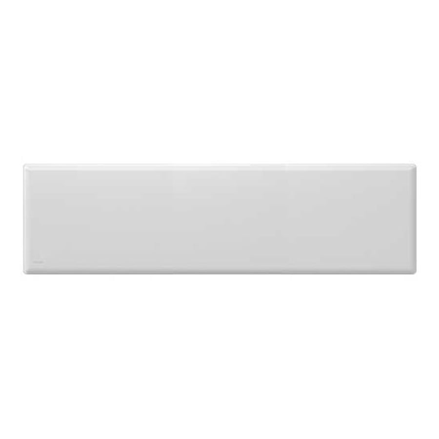 Nobo 2400W Electric Panel Heater with Thermostat, Castors & Mounts