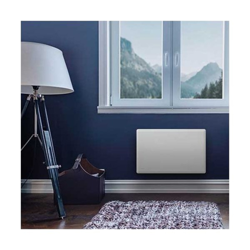 Buy Nobo 750W Electric Panel Heater with Thermostat, Castors & Mounts