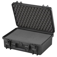Plastica Panaro MAX430S 19.6L IP67 Watertight Equipment Hard Case + Foam in Black