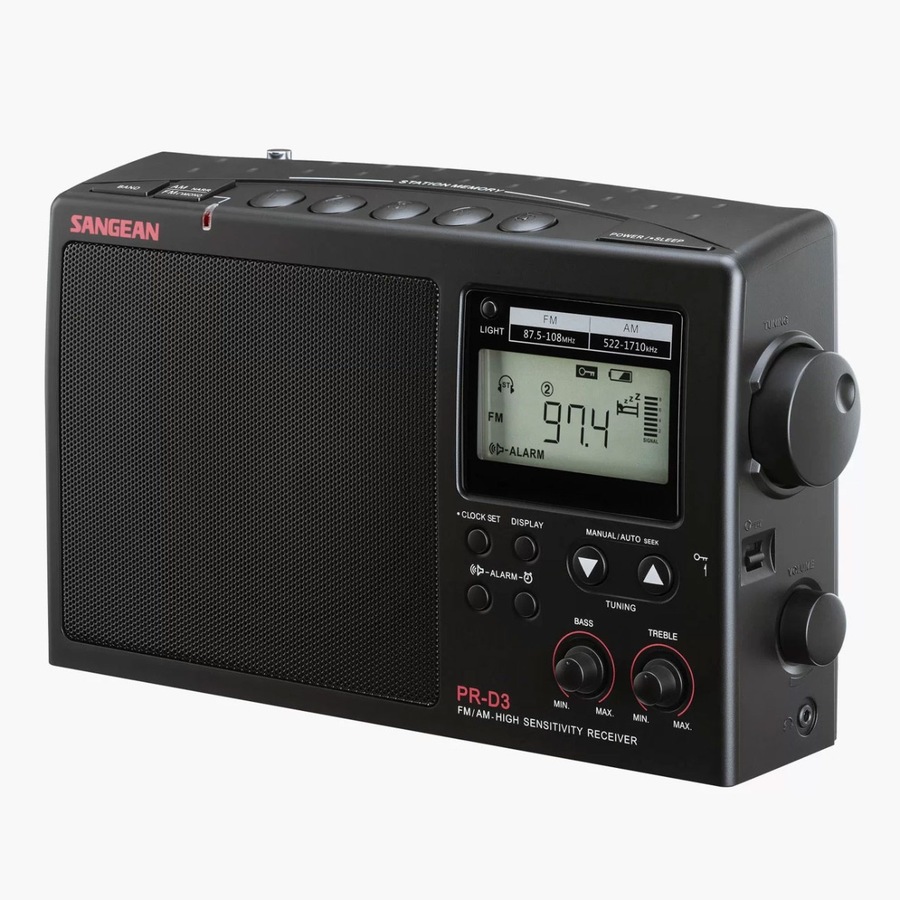 Sangean FM-Stereo / Long Range AM Portable Radio Receiver