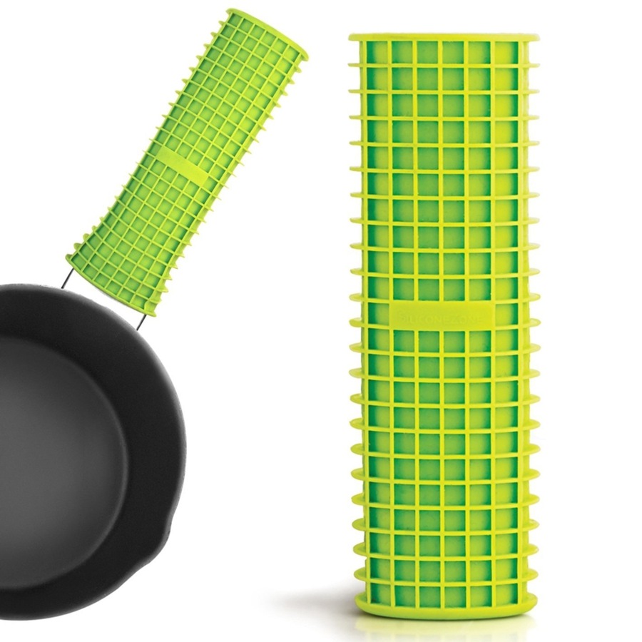 Silicone Zone Soft Cell Silicone Pot Handle Grip / Cover / Sleeve in Green - 5 Pack