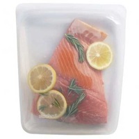 Stasher Reusable Silicone Food Storage Bag Half Gallon / 1.92L in Clear