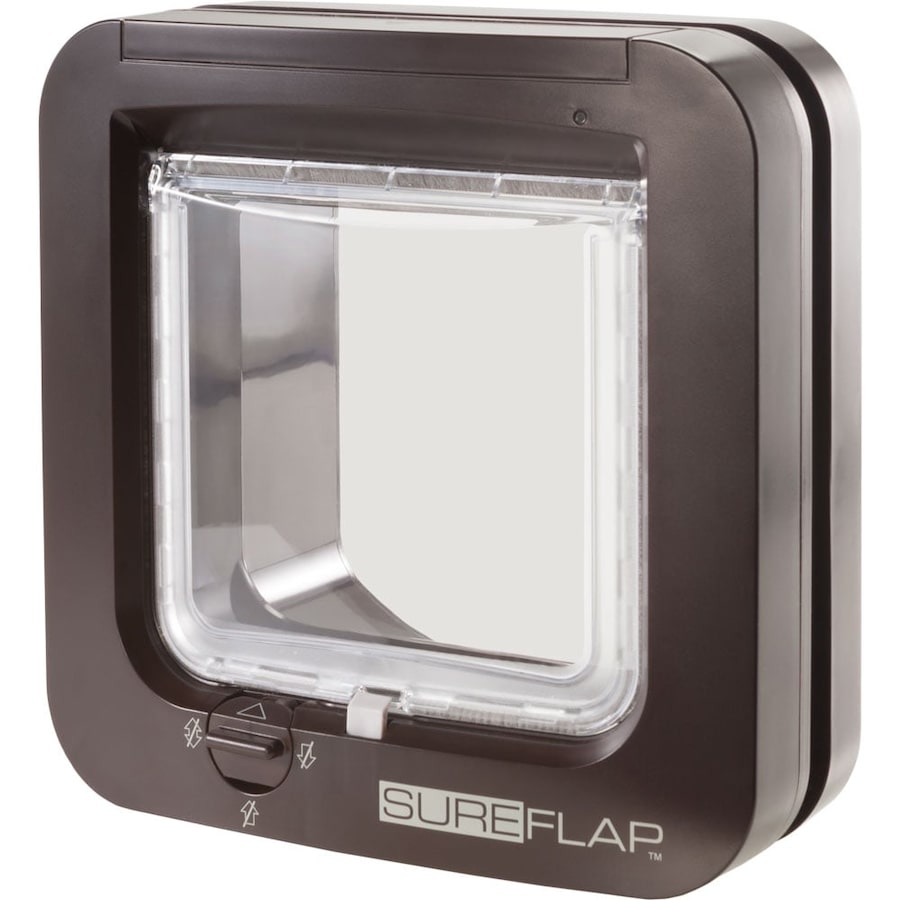 SureFlap Microchip Electronic Cat Door / Cat Flap in Brown