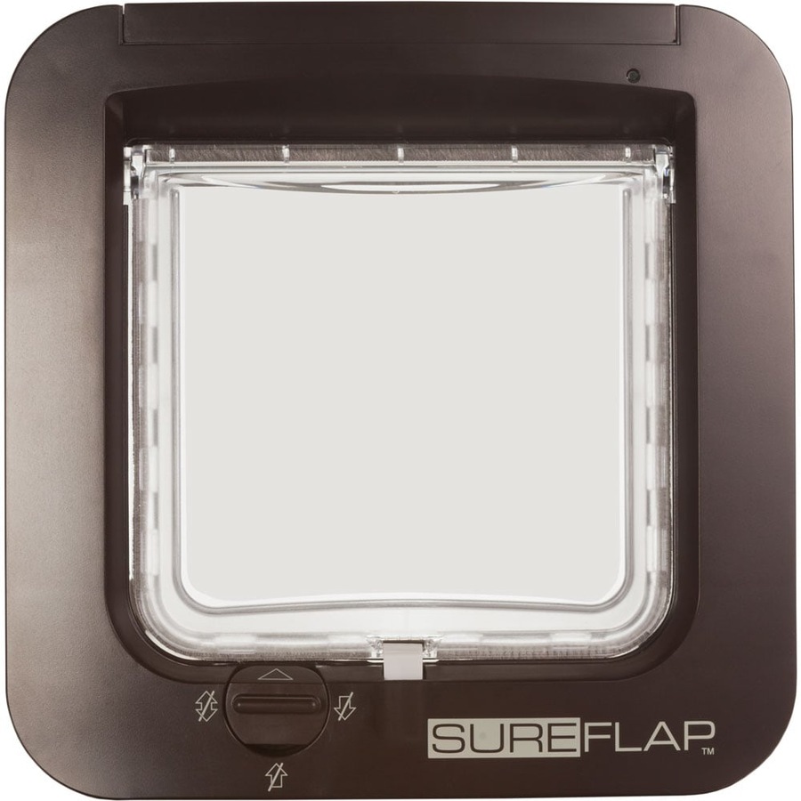 SureFlap Microchip Electronic Cat Door / Cat Flap in Brown