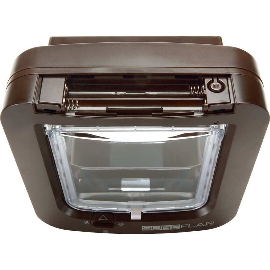 SureFlap Microchip Electronic Cat Door / Cat Flap in Brown