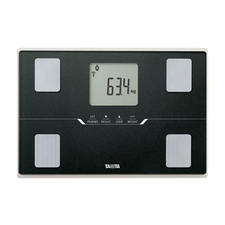 Tanita Compact Bluetooth Body Composition Monitor Bathroom Scales in Black