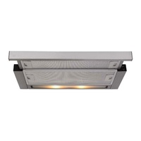 Technika 60cm Stainless Steel Slide-Out Rangehood 370m3/hr Airflow