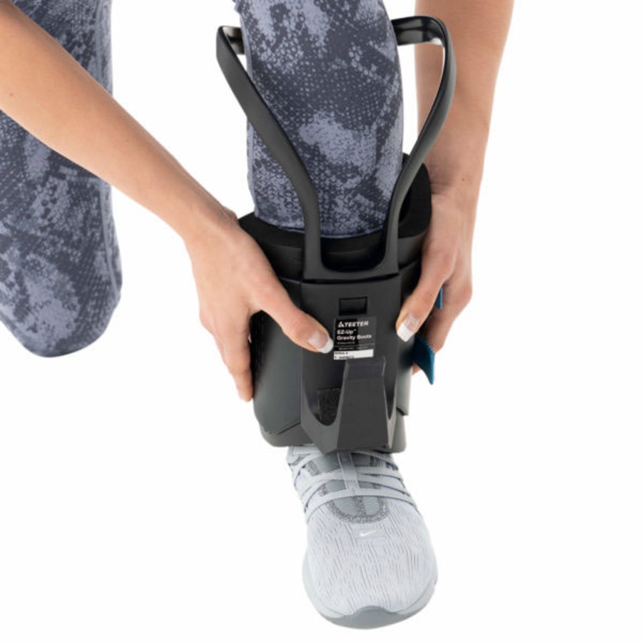 Teeter EZ-Up Gravity Boots + Adapter Kit Workout or Decompress In Comfort