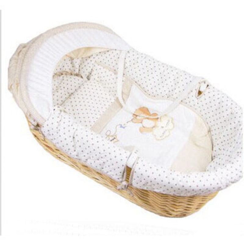 Baby Moses Basket with Stand & Mattress MyDeal