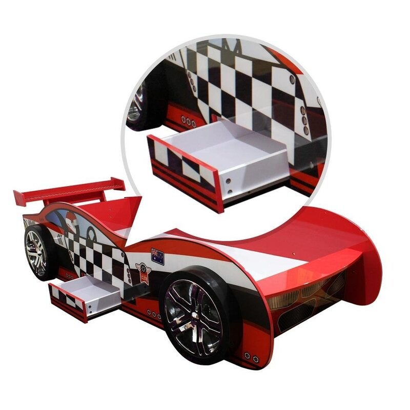 All 4 Kids Racing Racer Car Night Bed, Race Car Dresser Egypt